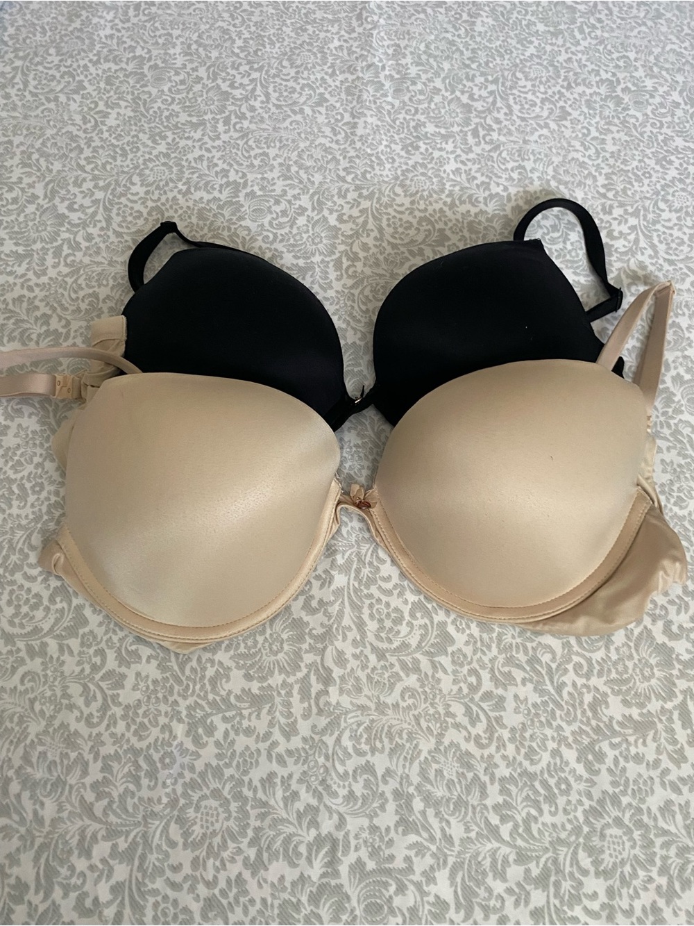 Victoria’s Secret Demi Bra Duo - Black & Nude